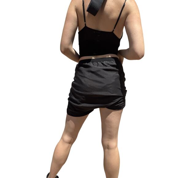 Rick Owen’s Small Black Silk Mini Skort Excellent Condition - Picture 8 of 9